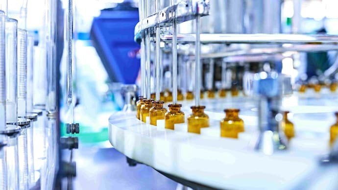 Pharmaceutical manufacturing production line in India